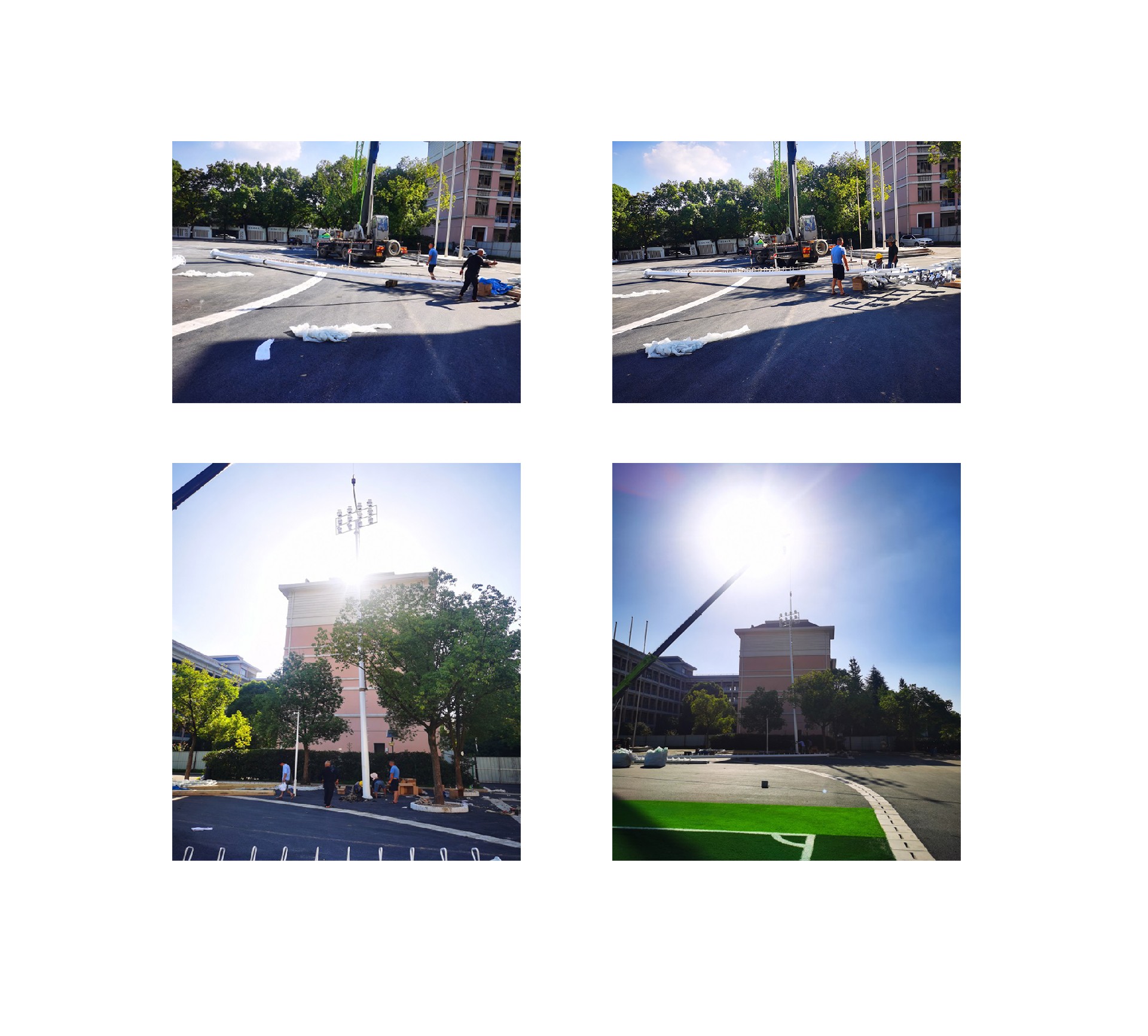 豐上光電大功率照明燈-項目施工現(xiàn)場